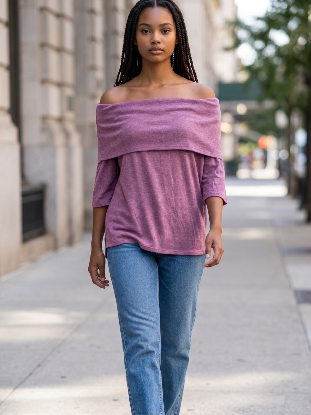 CBR Women's Mauve Sweater